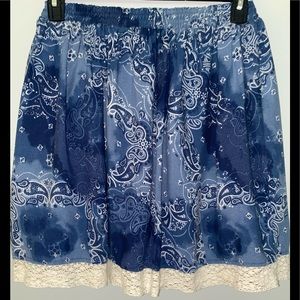 True Craft Skirt Size L Blue
